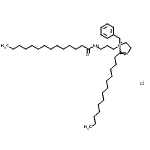 CAS#: 97337-80-9， N-[3-(1-benzyl-2-tridecyl-4,5-dihydroimidazol-1-ium-1-yl)propyl]tetradecanamide chloride