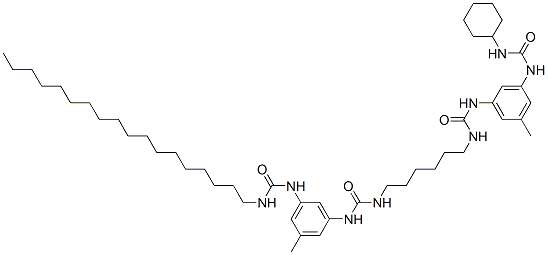 CAS#: 97337-90-1， 1-[6-[[[[3-[[(Cyclohexylamino)Carbonyl]Amino]-5-Methylphenyl]Amino]Carbonyl]Amino]Hexyl]-3-[3-Methyl-5-[[(Octadecylamino)Carbonyl]Amino]Phenyl]Urea