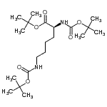 CAS#: 97347-28-9， 2-Methyl-2-propanyl N<sup>2</sup>,N<sup>6</sup>-bis{[(2-methyl-2-propanyl)oxy]carbonyl}-L-lysinate