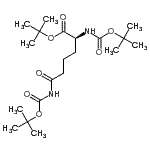 CAS#: 97347-40-5， 2-Methyl-2-propanyl N<sup>2</sup>,N<sup>6</sup>-bis{[(2-methyl-2-propanyl)oxy]carbonyl}-6-oxo-L-lysinate
