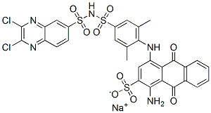 CAS#: 97375-12-7， Sodium 1-Amino-4-[4-[[(2,3-Dichloro-6-Quinoxalinyl)Sulphonyl]Sulphamoyl]-2,6-Dimethylphenyl]Amino-9,10-Dihydro-9,10-Dioxoanthracene-2-Sulphonate