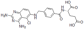 CAS 登录号：97541-74-7， 5-氯-5,8-二去氮杂异氨基喋呤