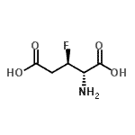 CAS#: 97550-64-6， (3R)-3-Fluoro-D-glutamic acid