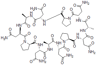 CAS#: 97557-30-7， (Asparaginyl-Alanyl-Asparaginyl-Proline)3