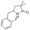 CAS#: 97561-96-1， 5-((2-Fluorophenyl)Methyl)-3,3-Dimethyl-2-Pyrrolidinone