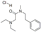 CAS 登录号：97703-08-7， 2-二乙基氨基-N-甲基-N-苯乙基-乙酰胺盐酸盐
