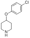 structure of CAS# 97839-99-1, 4-(4-Chlorophenoxy)-Piperidine;4-(4-Chlorophenoxy)Piperidine(SALTDATA: Hcl);4-(4-Chlorophenoxy)Piperidine,98%;4-(4-Chloro-Phnenoxy)-Piperidine