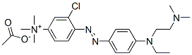CAS#: 97862-01-6， 3-Chloro-4-[[4-[[2-(Dimethylamino)Ethyl]Ethylamino]Phenyl]Azo]-N,N,N-Trimethylanilinium Acetate