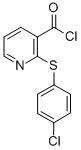 structure of CAS# 97936-44-2, 2-[(4-Chlorophenyl)Thio]-3-Pyridinecarbonylchloride;2-[(4-Chlorophenyl)Sulfonyl]3-Methylthiophene-2-Carbonyl Chloride;2-[(4-Chlorophenyl)Thio]Pyridine-3-Carbonyl Chloride, 95+%;2-[(4-CHLOROPHENYL)THIO]PYRIDINE-3-CARBONYL CHLORIDE