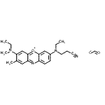 CAS#: 97952-45-9， 3-[ethyl-[7-(ethyl-methyl-amino)-8-methyl-phenoxazin-5-ium-3-yl]amino]propanenitrile formate