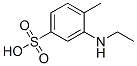 structure of CAS# 98-40-8, 2-(Ethylamino)toluene-4-sulphonic acid;3-Ethylamino-4-Methyl-Benzenesulfonic Acid;2-(Ethylamino)Toluene-4-Sulphonic Acid