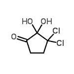 CAS#: 98025-25-3， 3,3-Dichloro-2,2-dihydroxycyclopentanone