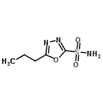 CAS#: 98071-53-5， 5-Propyl-1,3,4-oxadiazole-2-sulfonamide