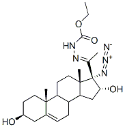 CAS#: 98072-26-5， Ethyl (17-Azido-3Beta,16Alpha-Dihydroxypregn-5-En-20-Ylidene)Carbazate