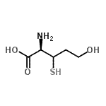 CAS#: 98119-53-0， 5-Hydroxy-3-sulfanyl-L-norvaline