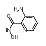 结构式 CAS# 98140-94-4, 3-氨基-N-羟基-2-吡啶甲酰胺