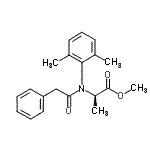 CAS#: 98243-83-5， Methyl N-(2,6-dimethylphenyl)-N-(phenylacetyl)-D-alaninate