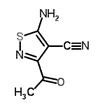 CAS#: 98259-39-3， 3-Acetyl-5-amino-1,2-thiazole-4-carbonitrile