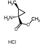 CAS#: 98259-91-7， Methyl (1S,2S)-1-amino-2-methylcyclopropanecarboxylate hydrochloride (1:1)