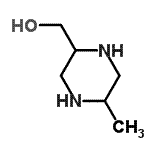 CAS#: 98275-69-5， (5-Methyl-2-piperazinyl)methanol