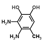 CAS 登录号：98334-68-0， 3,4-二氨基-5-甲基-1,2-苯二酚