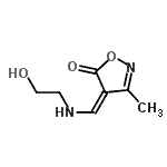 CAS#: 98334-79-3， (4Z)-4-{[(2-Hydroxyethyl)amino]methylene}-3-methyl-1,2-oxazol-5(4H)-one
