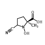 CAS#: 98334-80-6， 5-Cyano-1-hydroxy-2-methyl-L-proline