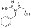 结构式 CAS# 98412-23-8, (1-苄基-2-硫基-1H-咪唑-5-基)甲醇