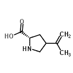 CAS#: 98426-30-3， 4-Isopropenyl-L-proline