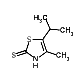 CAS#: 98432-10-1， 5-Isopropyl-4-methyl-1,3-thiazole-2(3H)-thione
