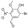 CAS#: 98434-34-5， 3-Methoxy-2-Nitro-4-Hydroxy-5-Bromo-Benzaldehyde