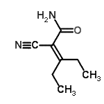 CAS#: 98489-49-7， 2-Cyano-3-ethyl-2-pentenamide
