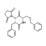 CAS#: 98647-23-5， 2,5-Dioxo-1-pyrrolidinyl O-benzyl-N-[(benzyloxy)carbonyl]-L-serinate
