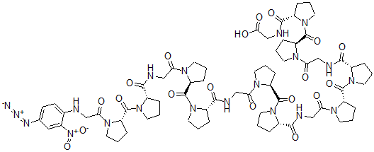 CAS#: 98652-64-3， N-(4-Azido-2-Nitrophenyl)Glycyl-(Prolyl-Prolyl-Glycyl)(5)