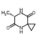CAS#: 98735-78-5， (6S)-6-Methyl-4,7-diazaspiro[2.5]octane-5,8-dione