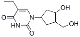 CAS#: 98736-93-7， 5-Ethyl-1-(3-Hydroxy-4-(Hydroxymethyl)Cyclopentyl)-2,4(1H,3H)-Pyrimidinedione