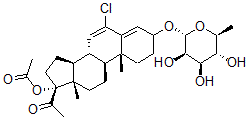 CAS#: 98753-25-4， 3-O-Rhamnosylchlormadinol Acetate
