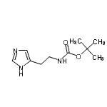 CAS#: 98870-64-5， 2-Methyl-2-propanyl [2-(1H-imidazol-5-yl)ethyl]carbamate