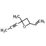CAS#: 98888-58-5， 2-Methyl-2-(1-propyn-1-yl)-4-vinyloxetane