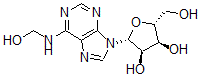 CAS#: 98897-14-4， N(6)-Hydroxymethyladenosine