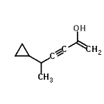 CAS#: 98954-20-2， 5-Cyclopropyl-1-hexen-3-yn-2-ol
