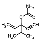 CAS#: 98959-69-4， 3-Isopropyl-1-penten-4-yn-3-yl carbamate