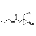 CAS 登录号：99062-84-7， 3-甲基-1-戊炔-3-基乙基氨基甲酸酯