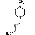 CAS#: 99114-77-9， 1-[(Ethylsulfanyl)methyl]-4-methylpiperazine