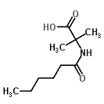 CAS#: 99176-53-1， N-Hexanoyl-2-methylalanine