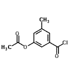 CAS#: 99184-05-1， 3-(Chlorocarbonyl)-5-methylphenyl acetate