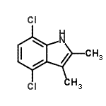 CAS#: 99184-13-1， 4,7-Dichloro-2,3-dimethyl-1H-indole