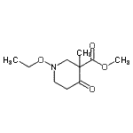 CAS#: 99190-02-0， Methyl 1-ethoxy-3-methyl-4-oxo-3-piperidinecarboxylate