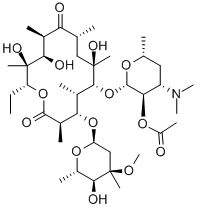 CAS 登录号：992-69-8， 红霉素 2'-醋酸酯