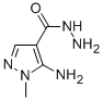 structure of CAS# 99347-21-4, 5-Amino-1-Methyl-1H-Pyrazole-4-Carbohydrazide;5-Amino-1-Methyl-Pyrazole-4-Carbohydrazide;5-Amino-1-Methyl-4-Pyrazolecarbohydrazide;Zinc02580692